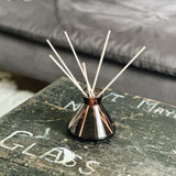 Large Smoke Grey Glass Reed Diffuser Refill Set | 250ml Refillable Home Fragrance Diffuser
