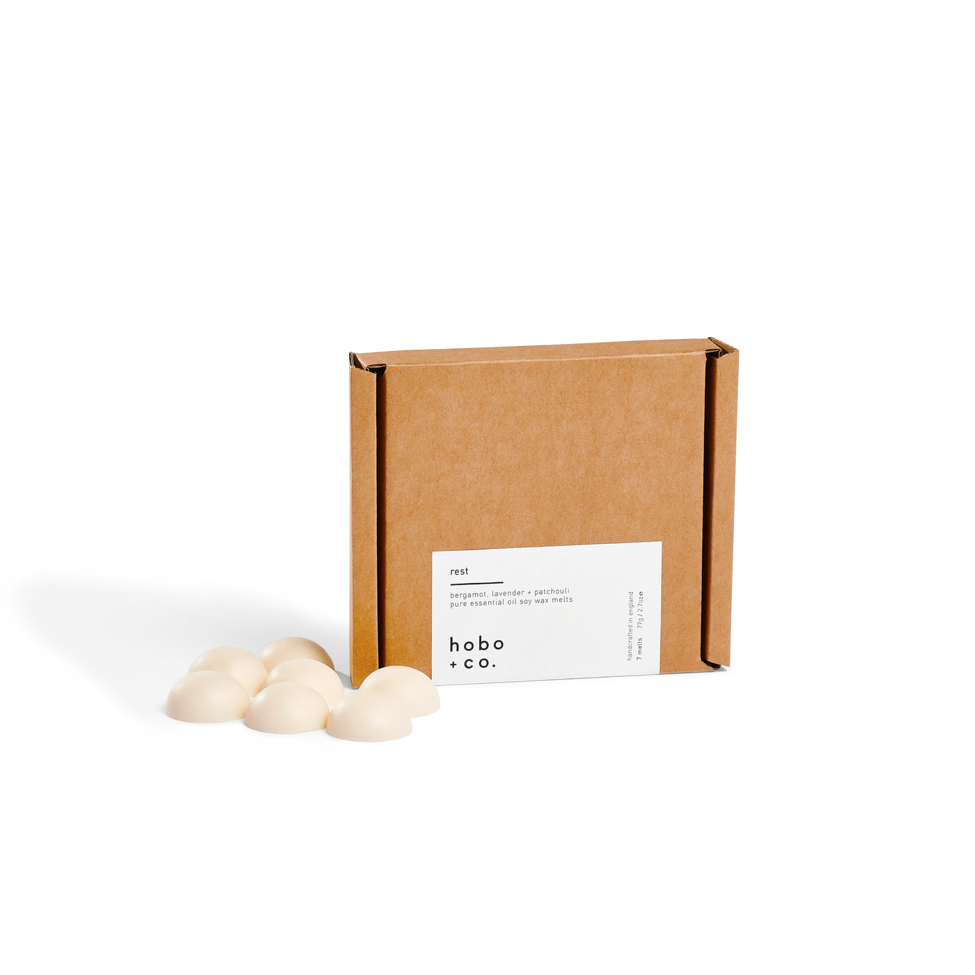 Rest Aromatherapy Essential Oil Soy Wax Melts x7 Gift Box
