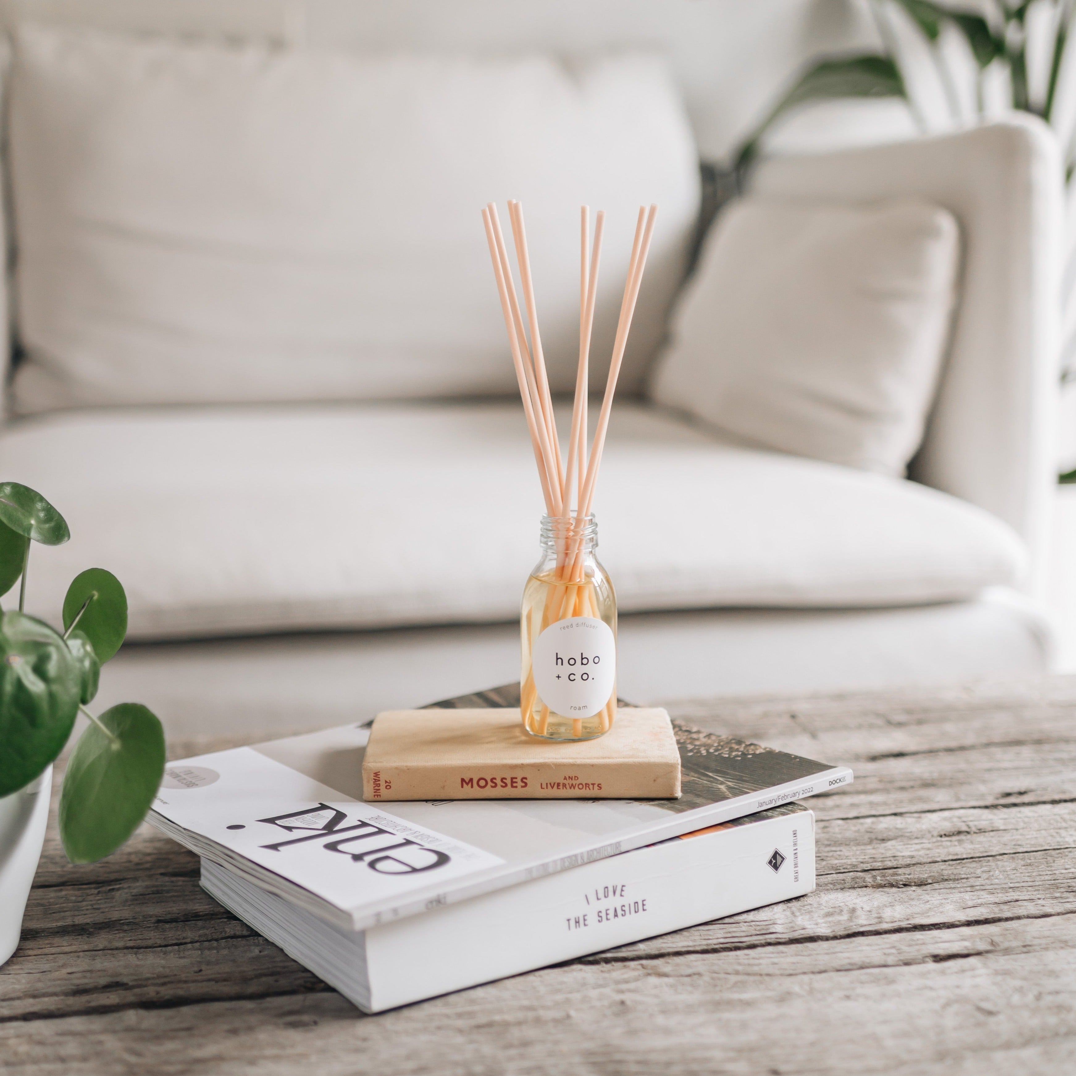 roam aromatherapy essential oil scented reed diffuser