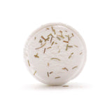 White shower steamer with rosemary on a white background Grapefruit rosemary spa shower steamer UK